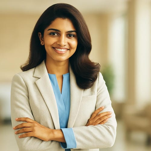 Headshot of Dr. Anita, caring healthcare specialist